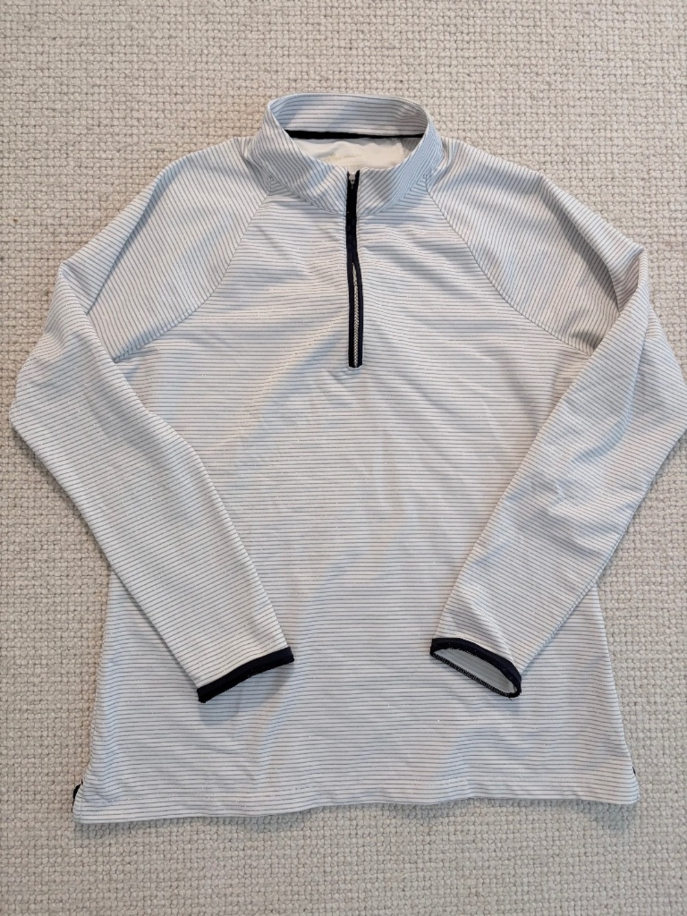 Peter Milar Women’s Stripe Performance 1/4 Zip